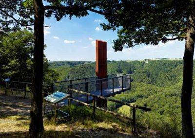 Ferienwohnung Lescher – Blick ins Uessbachtal